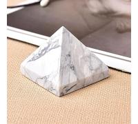 XGINERFEX 1-pc Piramide di Naturale Turchese Bianco Potere Punti Decorazioni for la casa Gemme Artigianato Gemstone Stone