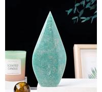 XGINERFEX 1PC Crystal Hand-Carved Flame Shaped Stone Figurines Collection Home Decor (Size : 200-300g) Gemstone Stone