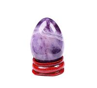 XGINERFEX 1pcs Crystal Egg Jewelry Quartz Magic Sphere Home Decor Ore Gift (Color : Dream Amethyst) Gemstone Stone