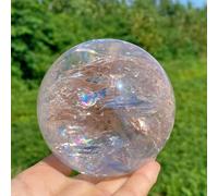 XGINERFEX 8.5-9cm Clear Quartz Sphere - Crystal Ball for Home & Office Decor, Spiritual, & Feng Shui? Gemstone Stone