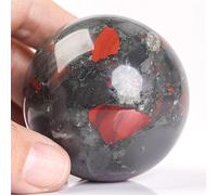 XGINERFEX African Blood Stone Quartz Ball Hand Carved Crystal Ornaments (Size : 400-500g) Gemstone Stone
