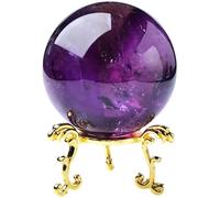 XGINERFEX Amethyst Ornament of Bright House Decorations for Decorative Accessories for Decor of Accents Table Balls,Purple,45mm Gemstone Stone