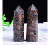 XGINERFEX Beautiful Flame Stone Tower Room Decor Crystal Point Ornaments Witchcraft Home Decoration Wand Ore Crafts DIY Gift (Size : 70-80mm) Gemstone Stone
