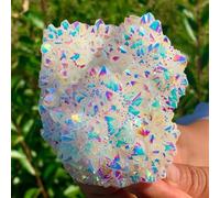 XGINERFEX Beautiful Quartz Crystal Rainbow Titanium Cluster Ornaments (Size : 80-100g) Gemstone Stone