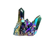 XGINERFEX Beautiful Rainbow Aura Quartz Crystal Cluster Stones (Size : 80-100g) Gemstone Stone