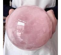 XGINERFEX Beautiful Rose Quartz Sphere Crystal Ball Ornaments (Size : 1500-1600g) Gemstone Stone
