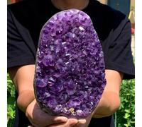 XGINERFEX Beautiful Uruguay Dream Amethyst Quartz Crystal Cluster 1pc Ornaments (Size : 200-300g) Gemstone Stone