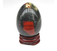 XGINERFEX Blood Stone Egg Shaped Gemstone Crystals And Statue Table Decoration Crafts Home Gemstone Stone