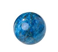 XGINERFEX Blue Phosphorescent Gray Stone Ball Crystal for Magic Home Decor,55~60mm Gemstone Stone