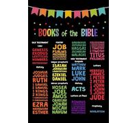 XGINERFEX Books of The Bible Poster for Kids - Complete Scripture Chart & Christian Education Guide(Unframed,12x18inch(30x45cm))