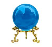 XGINERFEX Crystal Ball - Crystals And Gemstones Sphere Decor Spiritual Gift Room Stone,Blue-80mm Gemstone Stone