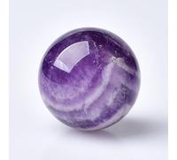 XGINERFEX Crystal Ball Dream Amethyst Polished Divination Decorative Sphere Crystals Quartz Stone Yoga Home Decor,6cm Gemstone Stone