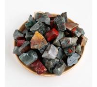 XGINERFEX Crystal Rough African Blood Stone Raw Aquarium Home Room Decoration Gemstone Stone