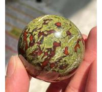 XGINERFEX Dragon Blood Stone Crystal Ball Gemstone Great for Home Decoration Ornaments (Size : 24-26mm) Gemstone Stone