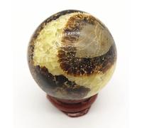 XGINERFEX Dragon Septarian Stone Crystal Ball, Sphere,Decor Rock for Home Office Dining Table And Wedding Décor,3~4cm Gemstone Stone