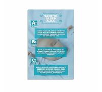 XGINERFEX Essential Newborn Guide Poster Canvas Wall-Art for Parents Nursery Home Decor Gift(Framed,08X12inch(20X30cm))