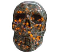 XGINERFEX Flame Stone Hand-Carved Quartz Crystal Home Decor(Size:900-1000g) Gemstone Stone