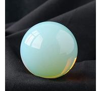 XGINERFEX Fluorite Rough Stone Crystal Ball Rainbow for Decoration or Magic,Opal-5cm Gemstone Stone