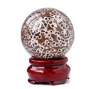 XGINERFEX Home Furnishings Crystal Ball Feng Shui Quartz Sphere Power Stone for Crystals Prosperity Stones Spiritual Gift,3.5-4cm Gemstone Stone