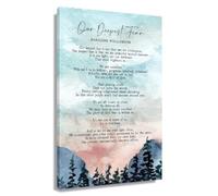 XGINERFEX Marianne Williamson Our Deepest Fear Canvas, Inspirational Poem Wall Art Print, Modern Motivational Decor for Home, Office, Bedroom, Bathroom(Unframed,12x18inch(30x45cm))