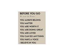 XGINERFEX Mental Health Affirmations Wall-Art, Inspirational Posters for Therapist Office, Counseling Room, Bedroom or Teen Room(Unframed,12x18inch(30x45cm))