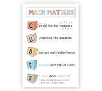 XGINERFEX Middle School Math Poster Volume of Cubes Geometry Formulas Educational Chart for Classroom Decor Math Teacher Resources Bulletin Board Display Learning Tools(Unframed,08x12inch(20x30cm))