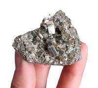 XGINERFEX Pyrite Raw Crystals And Stones, Small,Irregular Shaped for Tumbling Garden Home Decor,200~300g Gemstone Stone