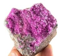 XGINERFEX Raw Cobalt Calcite Crystal Stone Rough Gemstone for Decoration,DIY,Balancing Yoga,Desktop Ornament,50~100g Gemstone Stone