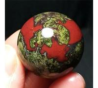 XGINERFEX Rough Dragon Blood Stone Jasper Crystal Ball Ornaments (Size : 50mm) Gemstone Stone