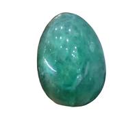 XGINERFEX Sfere di Uova Fluorite Verde Naturale for la Decorazione Gemstone Stone
