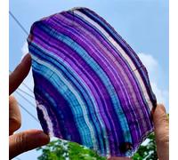 XGINERFEX Stone Beautiful Rainbow Fluorite Crystal Rough Specimens(610-700g) Gemstone Stone