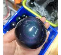 XGINERFEX Stone Cats Eye Obsidian Quartz Crystal Sphere Ball Decorations Decoration(60-70mm) Gemstone Stone