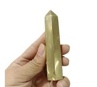 XGINERFEX Stone Pyrite Little Column Quartz Crystal Home Decoration(Size:3pc) Gemstone Stone