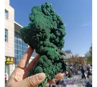 XGINERFEX Stone Velvet Malachite Cluster,Quartz Crystal Ore, Decor(Size:50-100g) Gemstone Stone
