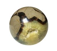 XGINERFEX Turtle Back Stone Sphere Sculpture - Polished Crystal Ball for Home Office Desk Decor, Collection And,30~40mm Gemstone Stone