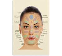 XGINERFEX Unveiling the Face and Energetic Pathways Poster Canvas Art Print for a Seekers Room or Aesthetic Gallery Wall(Unframed,08x12inch(20x30cm))