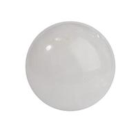XGINERFEX White Crystal Ball Power Stone Round Sphere Figurine Interior Nepal Pedestal,35mm Gemstone Stone