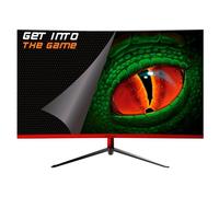 KeepOut Monitor Gaming LED 27 Curvo R1800 FullHD 1080p 100Hz - Respuesta 1ms - Angulo de Vision 178? - 16:9 - Altavoces 6W - HDMI VGA - VESA 100x100mm