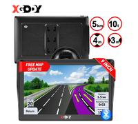 XGODY 9'' BT Navigatore satellitare GPS Navigazione Camion Bus Mappe Europa 2024