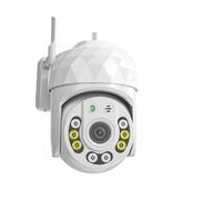 XGUELNT Telecamera di sicurezza esterna WiFi PTZ 1080P | Telecamera IP for rilevamento umano AI con visione notturna a LED e tracciamento automatico(US PLUG,Camera ADD 64GB Card)