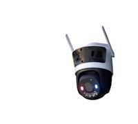XGUELNT Telecamera di sicurezza WiFi con triplo obiettivo da 11 MP | Telecamera AI for esterni con rilevamento di veicoli umani e visione a colori intelligente(US PLUG,Cruiser Triple)
