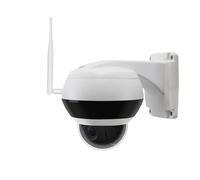 XGUELNT Telecamera WiFi PTZ a cupola metallica 4K da 8 MP | Telecamera AI for esterni con tracciamento umano, video H.265 e audio bidirezionale(AU PLUG_5MP 128G TF CARD)