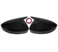 Xgupxuc Specchio Retrovisore Caso della Copertura Borsette Coperchio Auto per VW per Tiguan MK2 2017 2018 2019 2020 2021 2022 Coperture Specchietti Retrovisori(Glossy Black)