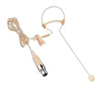 XGWTH Clip omnidirezionale per microfono a condensatore da appendere sopra l'orecchio, compatibile con il sistema di trasmissione wireless Shure Bodypack con connettore mini XLR a 4 pin TA4F