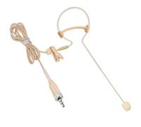 XGWTH Clip omnidirezionale per microfono a condensatore da appendere sopra l'orecchio, compatibile con il sistema di trasmissione wireless Bodypack Sennheiser con spina a vite femmina da 3,5 mm