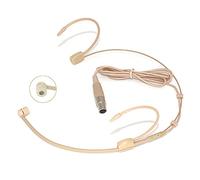 XGWTH - Cuffie con microfono a doppio strato, con microfono a condensatore cardioide compatibile con AKG Wireless System Bodypack Transmitter Mini 3 pin XLR TA3F Plug