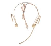 XGWTH Cuffie pieghevoli con microfono a condensatore omnidirezionale doppio over-ear microfono auricolare compatibile con sistema wireless Sennheiser Trasmettitore Bodypack con cavo da 1,2 m Spina a