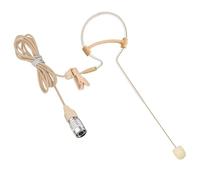 XGWTH Microfono singolo con gancio per l'orecchio a condensatore omnidirezionale da appendere all'orecchio, compatibile con sistema di trasmissione wireless Audio-Technica Bodypack con spina Hirose a