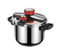 Xgxoz Pentola a pressione da 10 l, in acciaio inox 316, regolazione a tre velocità, 9 sistemi di sicurezza con coperchio facile da aprire, funziona su tutti i piani cottura