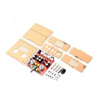 XH A201 6J1 - Scheda preamplificatore per tubi HIFI Class A, audio con controllo audio, stereo a doppio canale, funzionamento AC12V, preamp buffered, rosso (A)